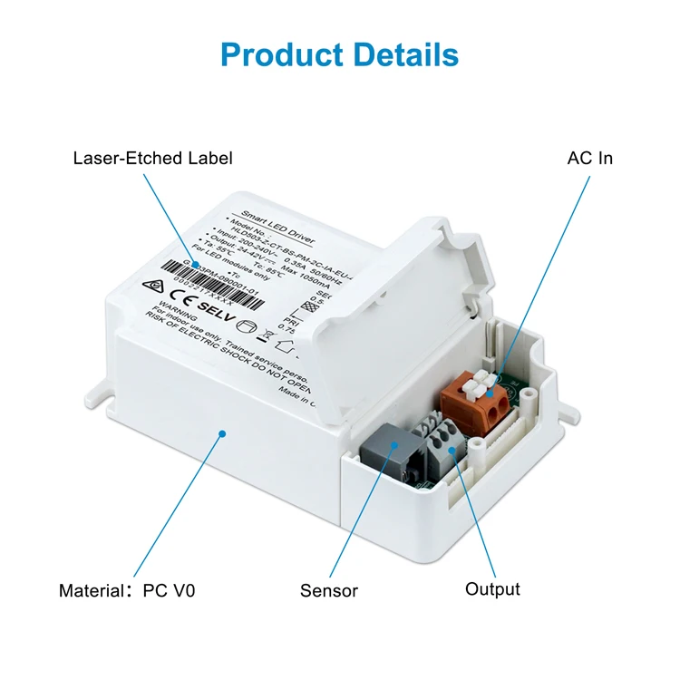 ZigBee 3.0 24v 12v  Led Driver Power Supplies Ultra Slim Led Constant Voltage Driver