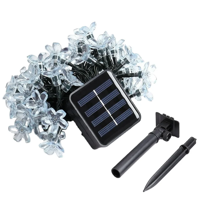 Factory Wholesale Price Solar Led String Lights Waterproof Outdoor Garden Decoration Light Wall Light Garden Courtyard