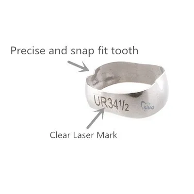 Roth molar bands dental products suitable for the shape of the tooth