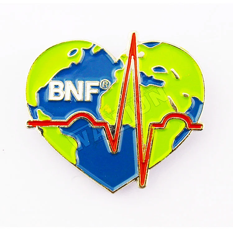 Alibaba hard enamel pins manufacturers custom bulk cute heart soft vaccine enamel pin