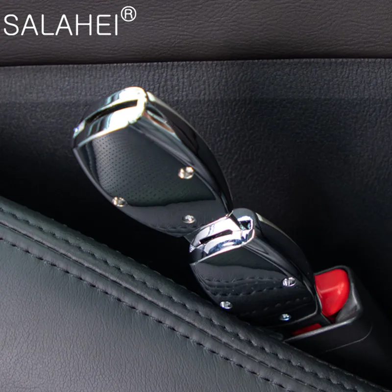 Universal Car Logo Custom Car Seat Belt Clip Extender Safety Seatbelt Lock Buckle Plug Insert Socket Extender Safety Buckle