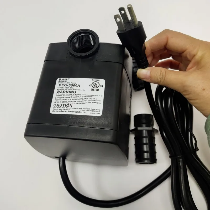 GS Certificate High Pressure 3500L/H  910GPH submersible water pump for garden fountain PUMP-3500A