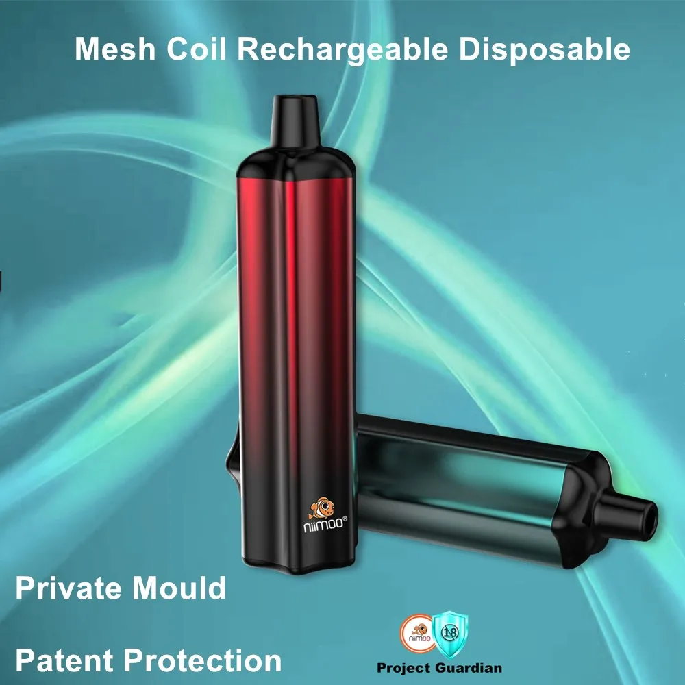 
Niimoo shenzhen factory provide high quality 8ml rechargeable disposable vape pen hotsale 3000 electronic cigarette 