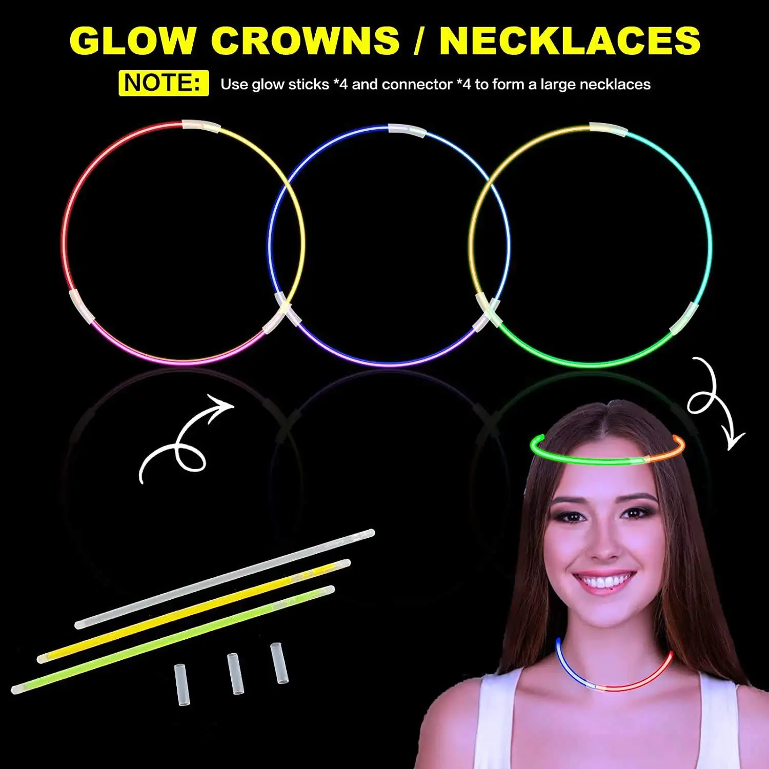 Glow Stick Glasses Party Favors