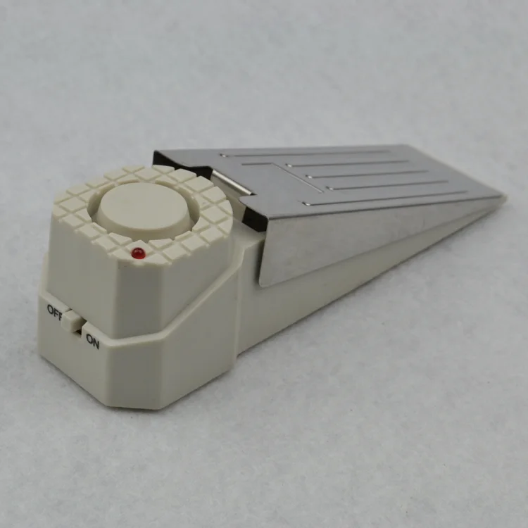 Portable Anti-theft 130dB Door Wedge Alarm Wireless Smart Window Vibration Sensor Mini Door Stopper Alarm for Home Security