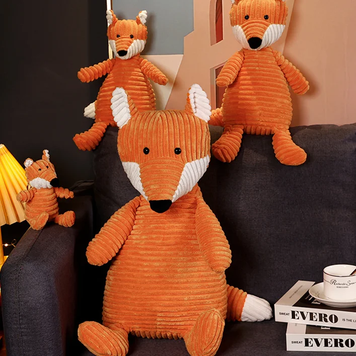 Cute Fox Plush Doll Kawaii Fox Stuffed Animals Plushie Fox Baby Toys