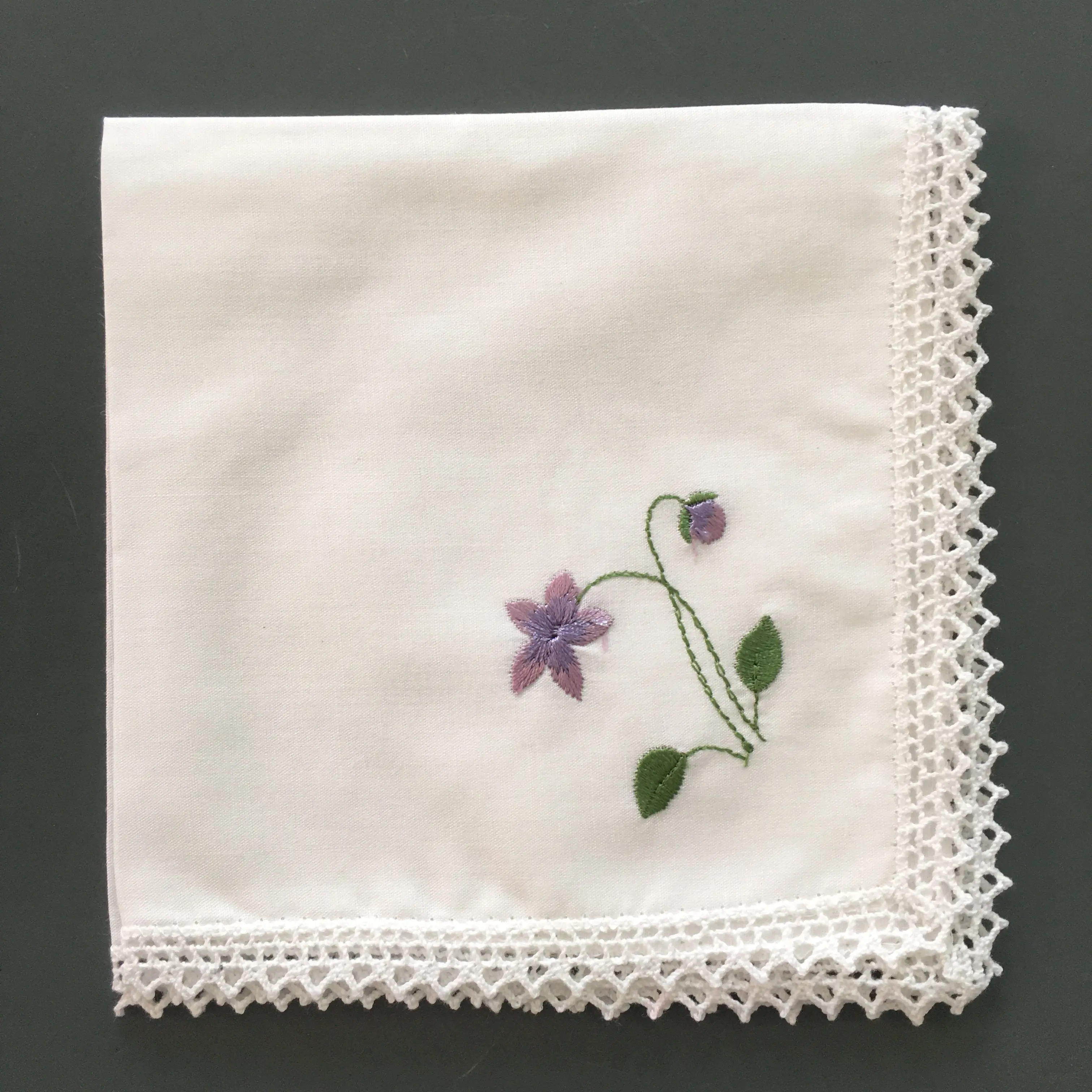 girls widely used cotton embroidered handkerchief