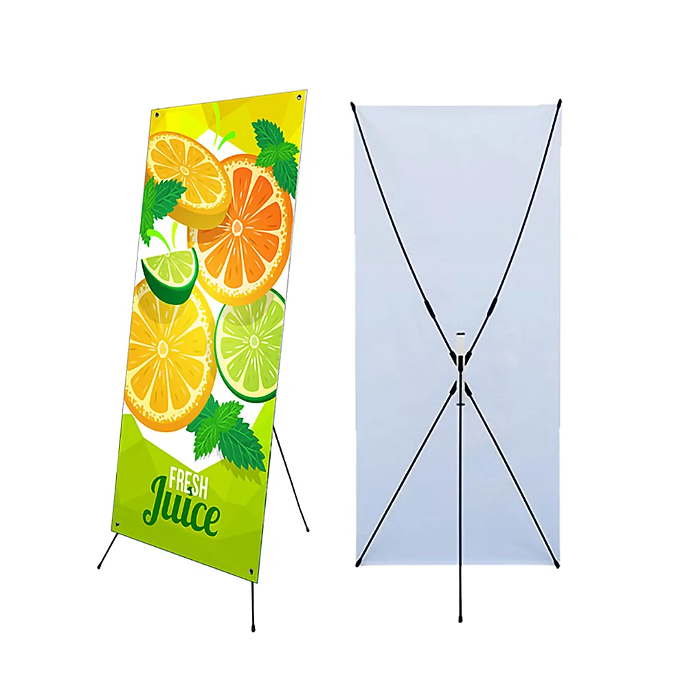 Trade Show Low Price Mobile Portable X Stand Roll Retractable Vinyl Pull Up Banner