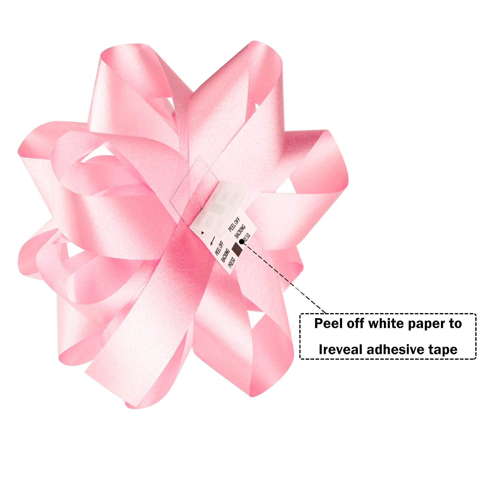 self-adhesive pp Curly Ribbon for holiday gift decoration Curling Ribbon Bow  and Colorful star Bow free collocation