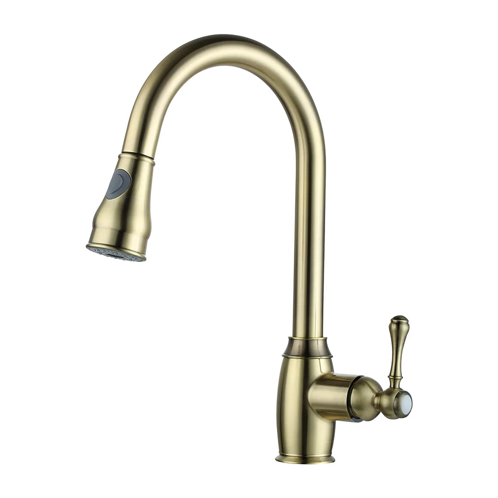 Смеситель для кухонных раковин в европейском стиле с гибким шлангом