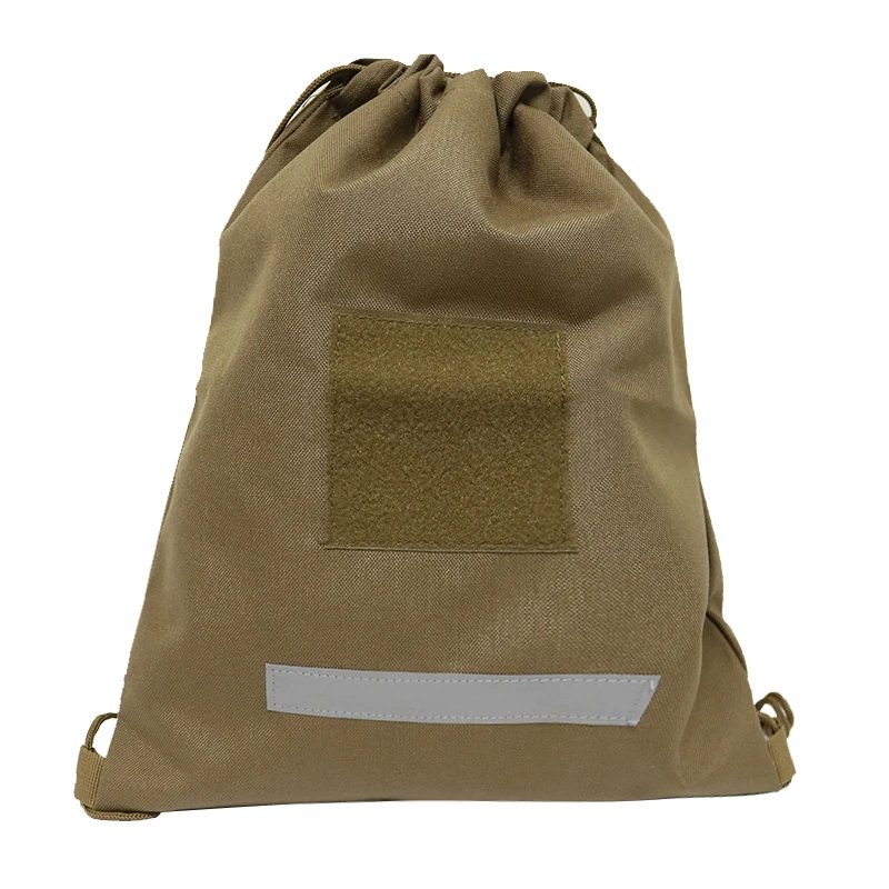 Hot Sale Lightweight Fabric Packaging Clear Travel Military Bags Eco Friendly Shoe Drawstring Bag