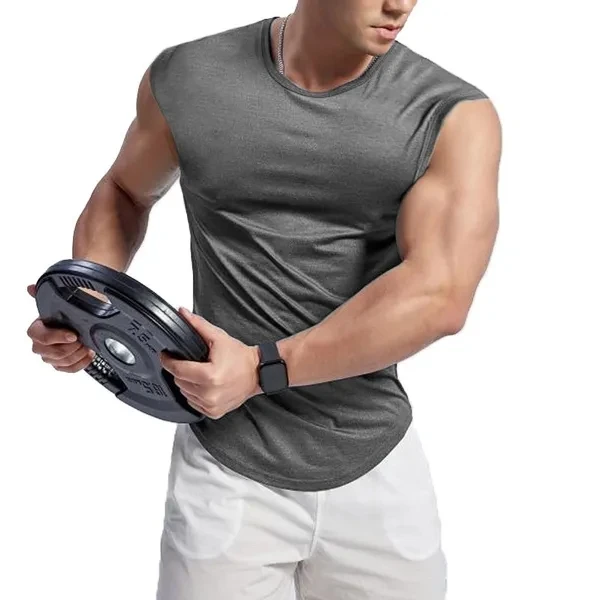 GYM Clothes Sleeveless Fitness Workout Shirts Muscle  T Shirts Tank Tops For Men