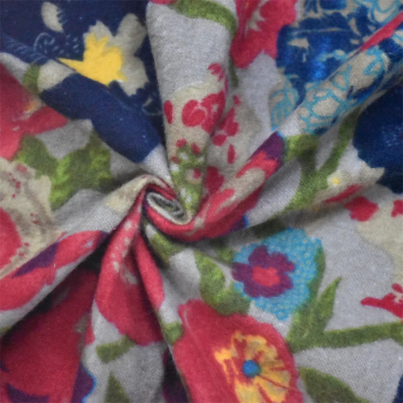 Фланелевая клетчатая ткань с 100