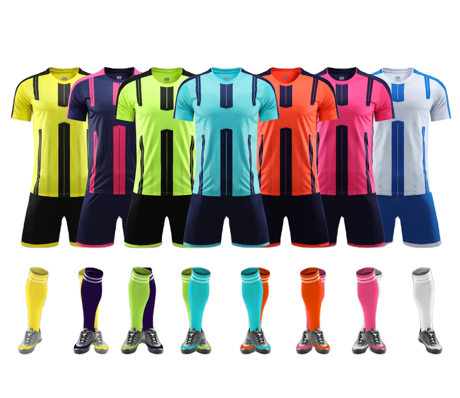 
Custom 2021 new Men Football Jersey Team New Model United Football Shirt Soccer Wear Sets 