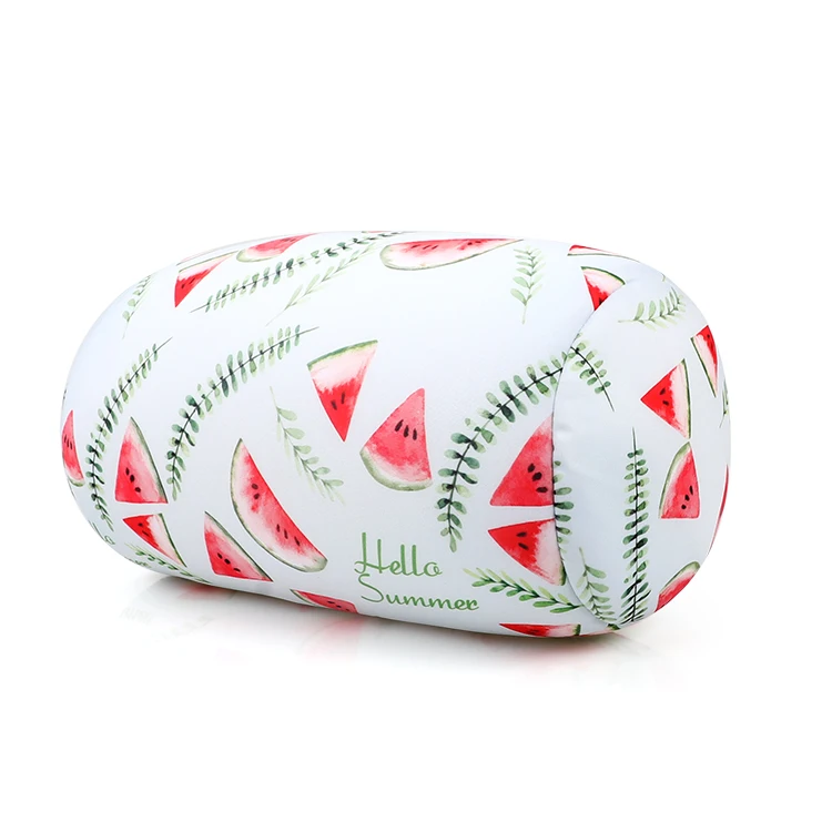Fashion fruit design microbeads filling Cylinder cushion