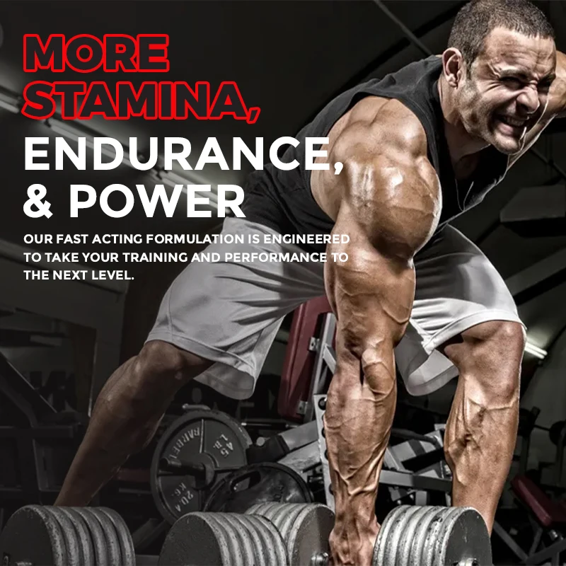 Vitamin C pre workout energy drink Beta Alanine watermelon flavor PreWorkout Powder