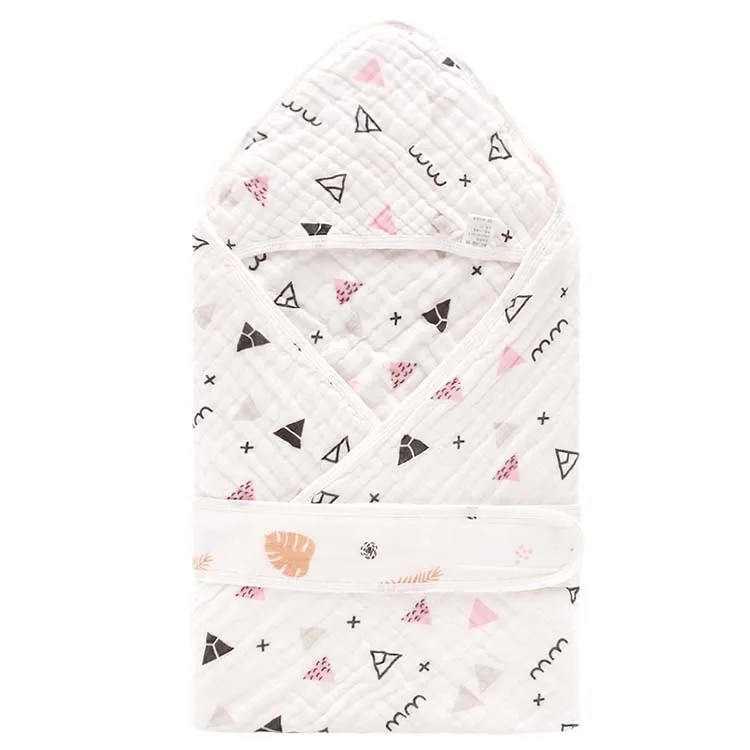
Baby Hooded Newborn Baby Receiving sleeping bag double sleeping bag or Baby Boys and Girls 100% Cotton 