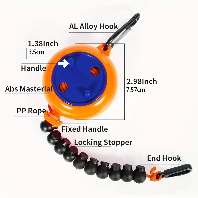 Outdoor travel Portable Foldable drying hanger Adjust Quit  Drying Rope Travel Lanyard Camping Clothes line