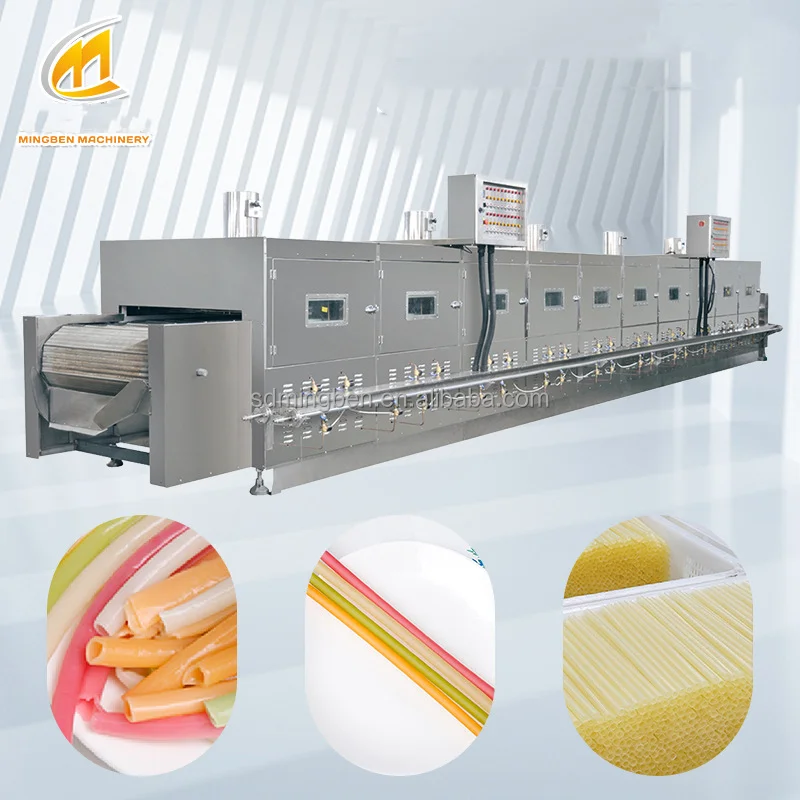 High Speed Extruder Machine to Make Plastic Food Grade Reusable Rotary Thread Straw PLA PP Hard Straight Tubularis Two-Colors