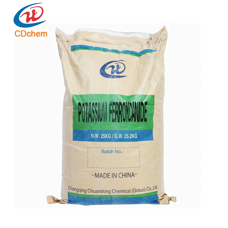 CDchem производит Ферроцианид калия, пищевая добавка