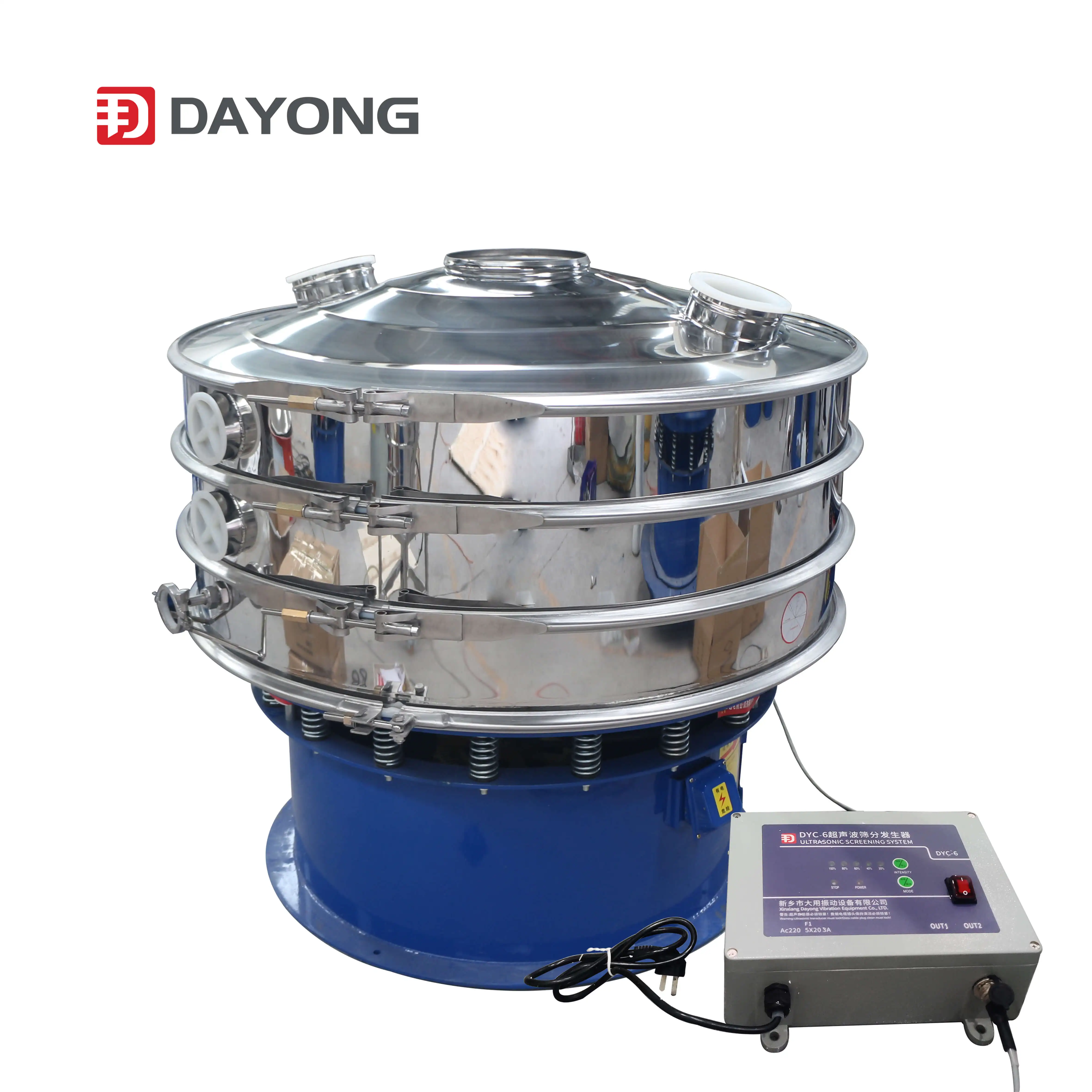 Ultrasonic Rotary vibrating sieve filter separator machine