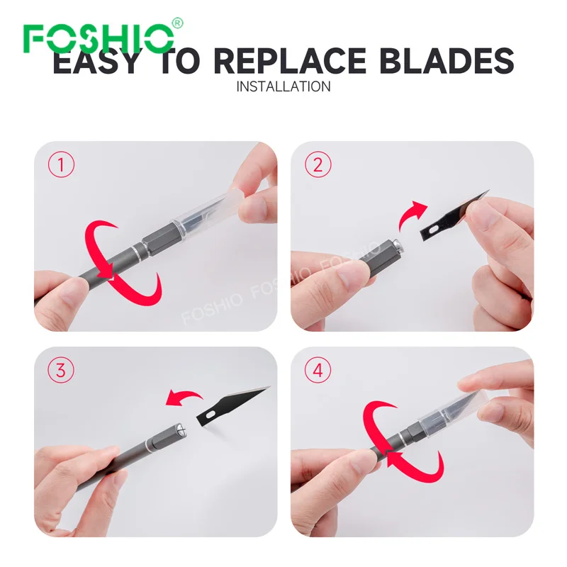 Foshio Wholesale Magnetic Art Craft Knife Blades