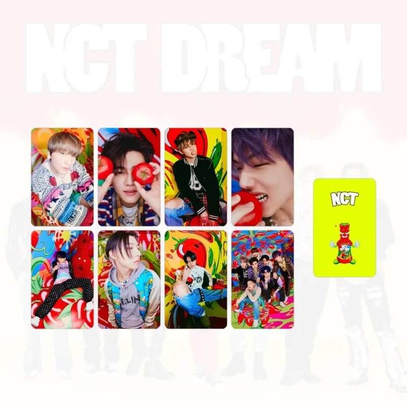  Оптовая продажа товары Kpop Idol двусторонняя печатная Фотокарта NCT Dream Hot Sauce Lomo