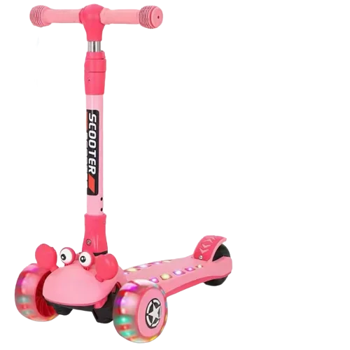 Wholesale Foldable Adjustable Height 3 Wheels Scooter Kid Children foot Led Three Wheel Kids Mini Kick Scooter for Kids