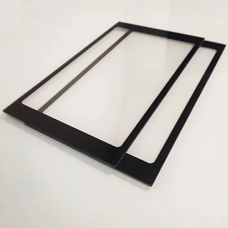 Ultra-transparent capacitive screen silk screen tempered glass AR coated for LCD screen display