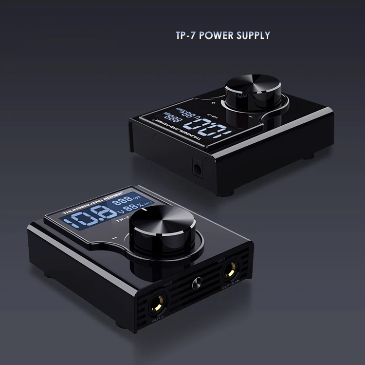 Professional Tattoo Power Supply TP-7 Thunderlord Power Supply Mini Tattoo Power Source