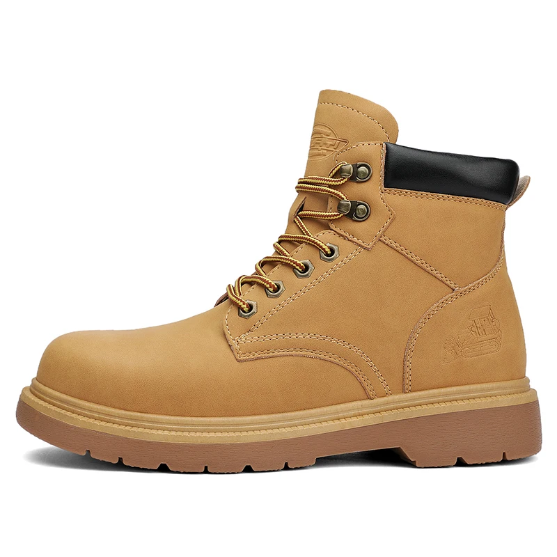 Мужская обувь с низким стальным носком, защитная обувь, водонепроницаемая, износостойкая и устойчивая к сжатию