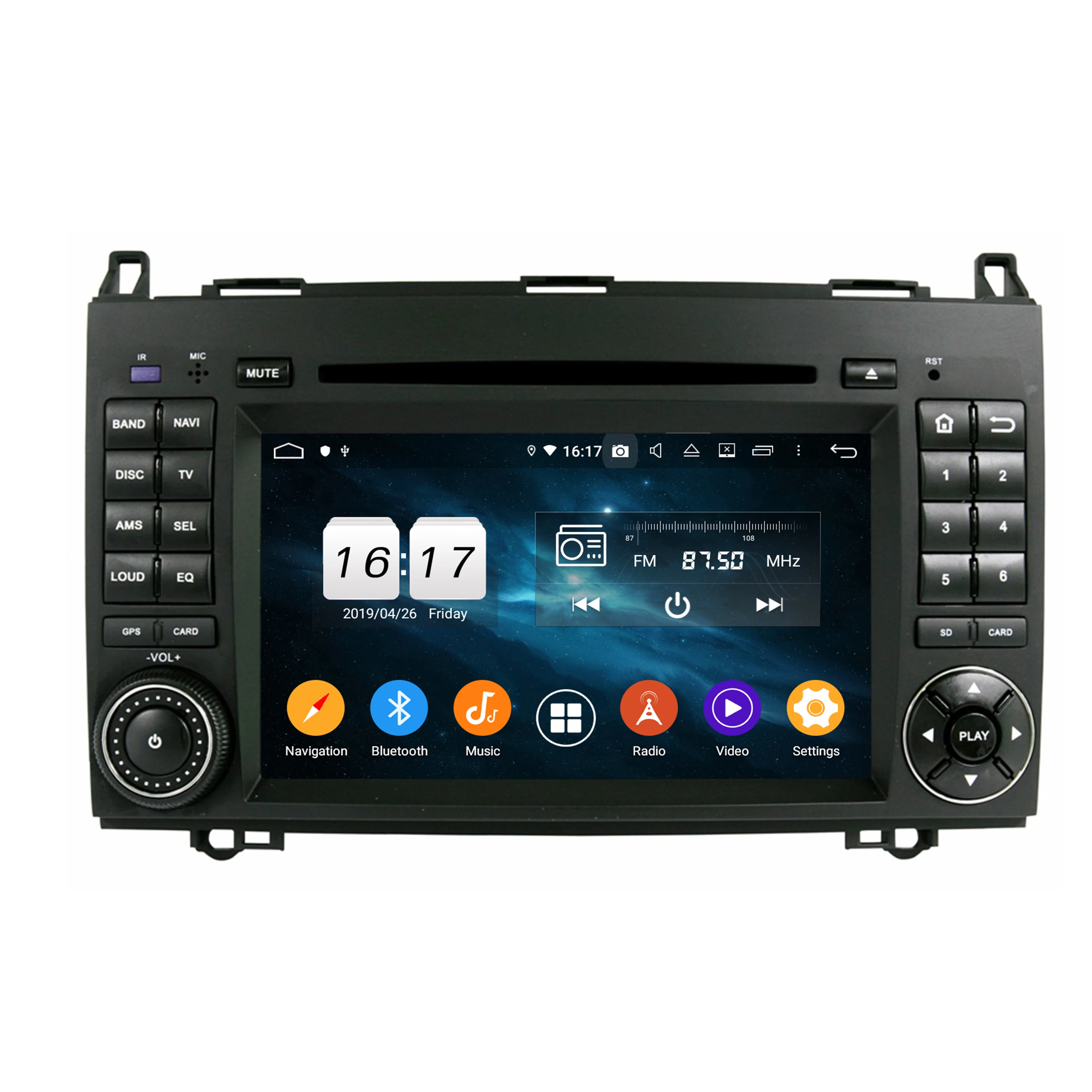KD-7002 2 DIN Android 10.0 Car Radio Auto Audio For BENZ A-B Class A-Class W169/ B-Class W245 Viano/Vito W639 /Sprinter W906