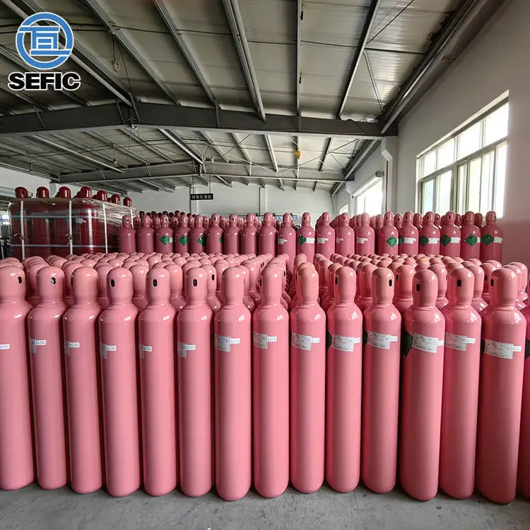 SEFIC 6m3 40L 219mm Helium Gas Cylinder TPED For Party ISO9809-3 Standard Gas Cylinder