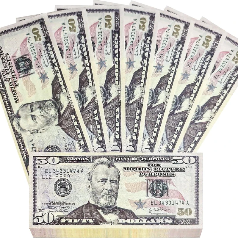 High Quality Kids Dollars Party Novelties Euro UK Canada Polymer Notes Prop Money