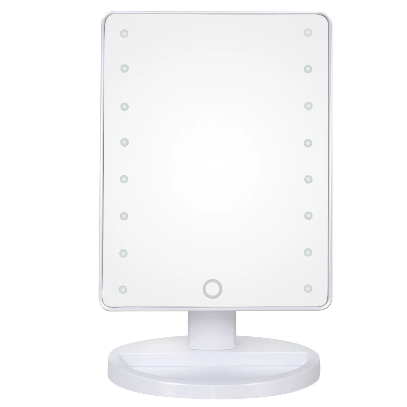 Miroir Espejos Эспехо Con Luz Espelhos светодиодный сенсорный датчик стол зеркало Usb зарядка увеличительное Упростите решение 10X макияж с подсветкой
