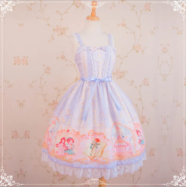 Lolita summer angel sweet girl princess dress Lolita dress fluffy dress girl lolita
