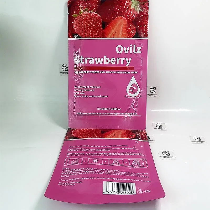 Wholesale Korean Beauty Green Tea Fruit Face Mask Lightening Skin Care Moisturizing  Peel Off Sheet Mask