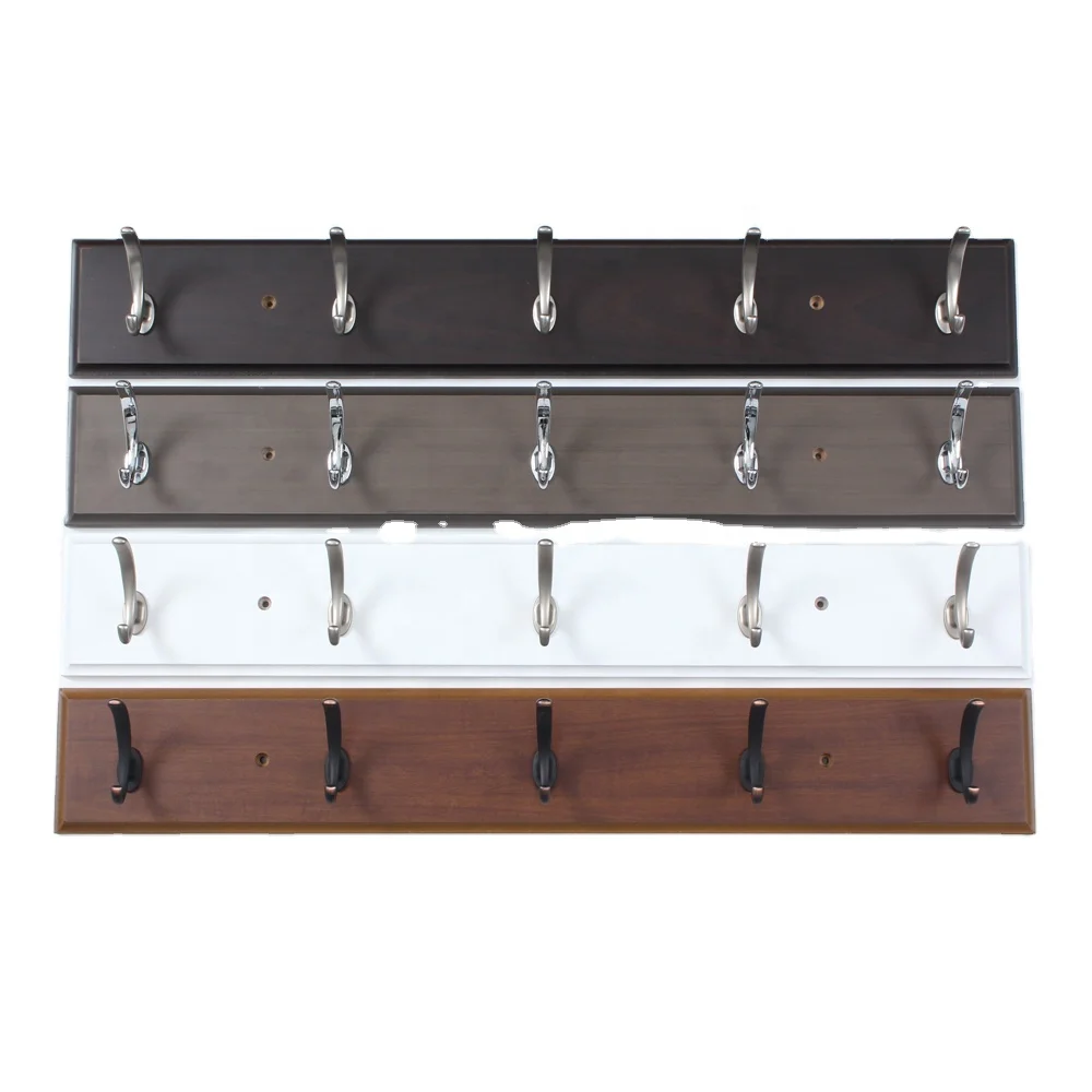 Hot Selling Wall Coat Rack Aluminium Alloy Wall Mounted Hook Waterproof Rack For Clothes