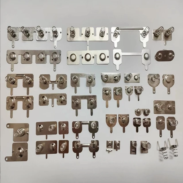 Custom alloy steel spring Electrical Contact Battery Spring 2 Cell Battery Contact