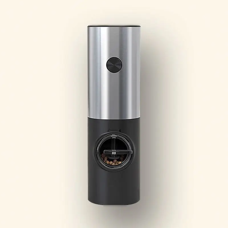 Super Hot 70Ml Electric Gravity Pepper, Grinder Set Automatic Acrylic Kitchen Tool Automatic Salt Pepper Grinders