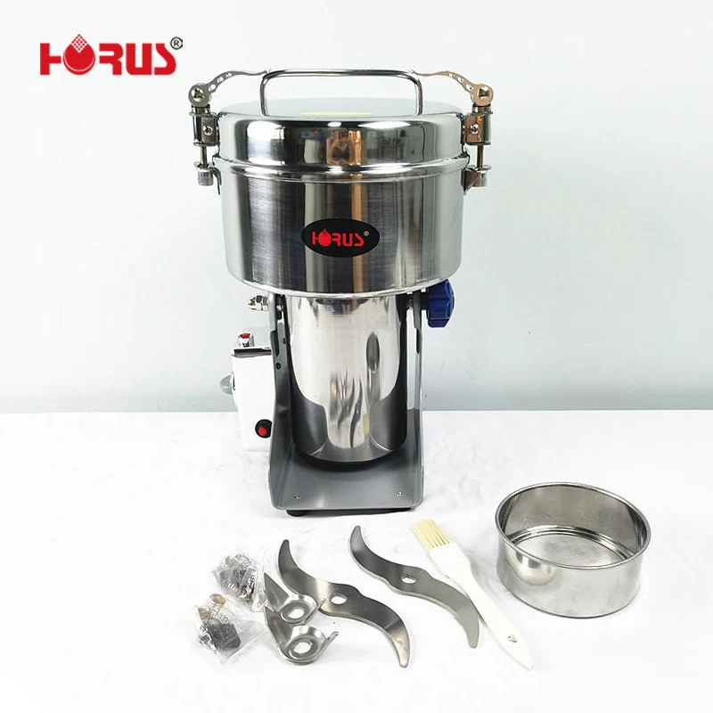 HORUS Professional 270 degree swing commercial electric flour grinder machine with 100% copper motor
