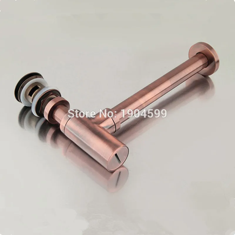 Brass siphon with pus down pop up waste,YT9720