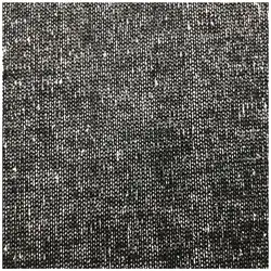 Hot-selling metallic stretch fabric 145gsm yarn dyed metallic hacci jersey 53.2%T 22.8%R 19%METAL 5%SP fabric for hoodies