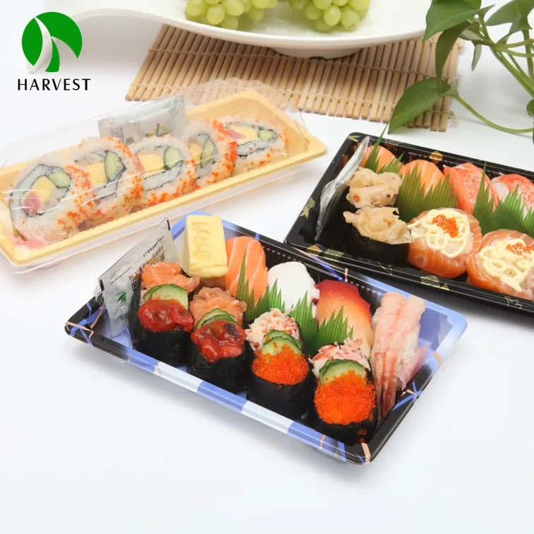 Harvest HP-11Disposable Plastic Sushi Tray Sushi Container Food Container