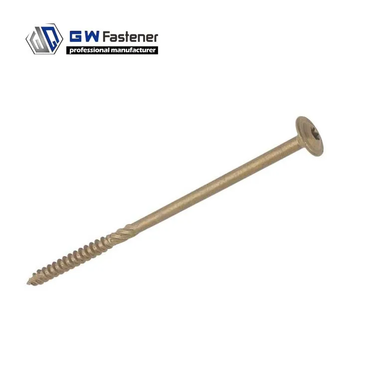 Heavy Duty Structural Timber Screws Log Wood Landscape Screw Torx Wafer Landscaping Construction Screw