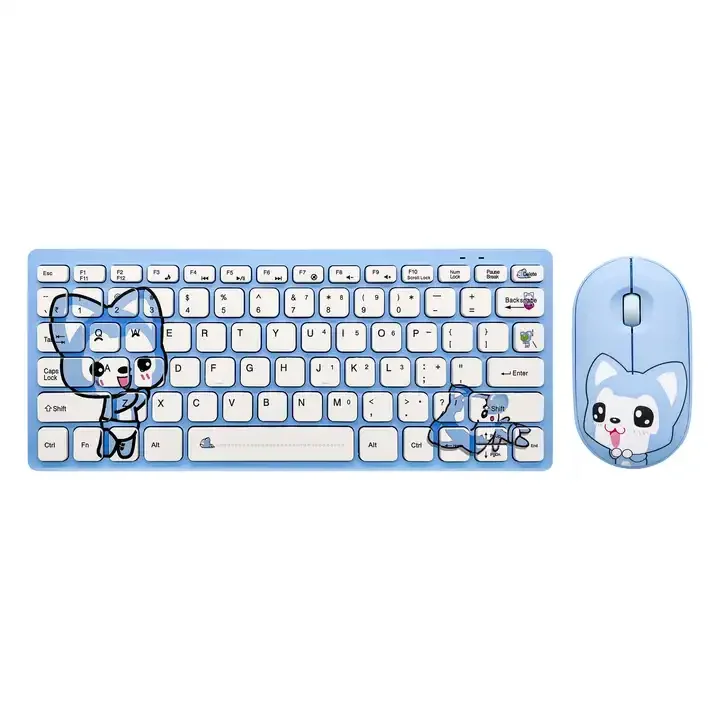 Mini 2.4G Usb Wireless Mouse And Keyboard Set Combo For Mobile Stylish Wireless Keyboards And Mouse Set