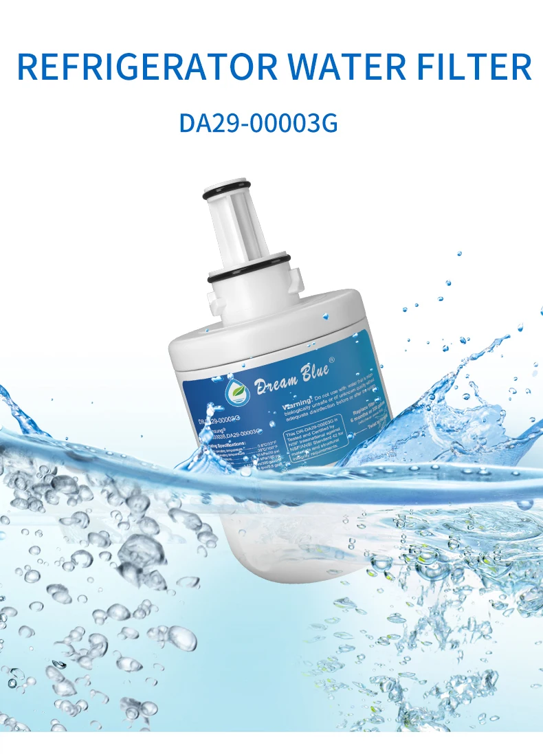 nice  compatible replacement water filter for fridge refrigerator  with NSF certificate