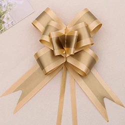 Hot Sales Christmas Wedding Birthday Anniversary Packing Decorations Gift Basket Box Bag Wrap Decorations Ribbon Pull Bows