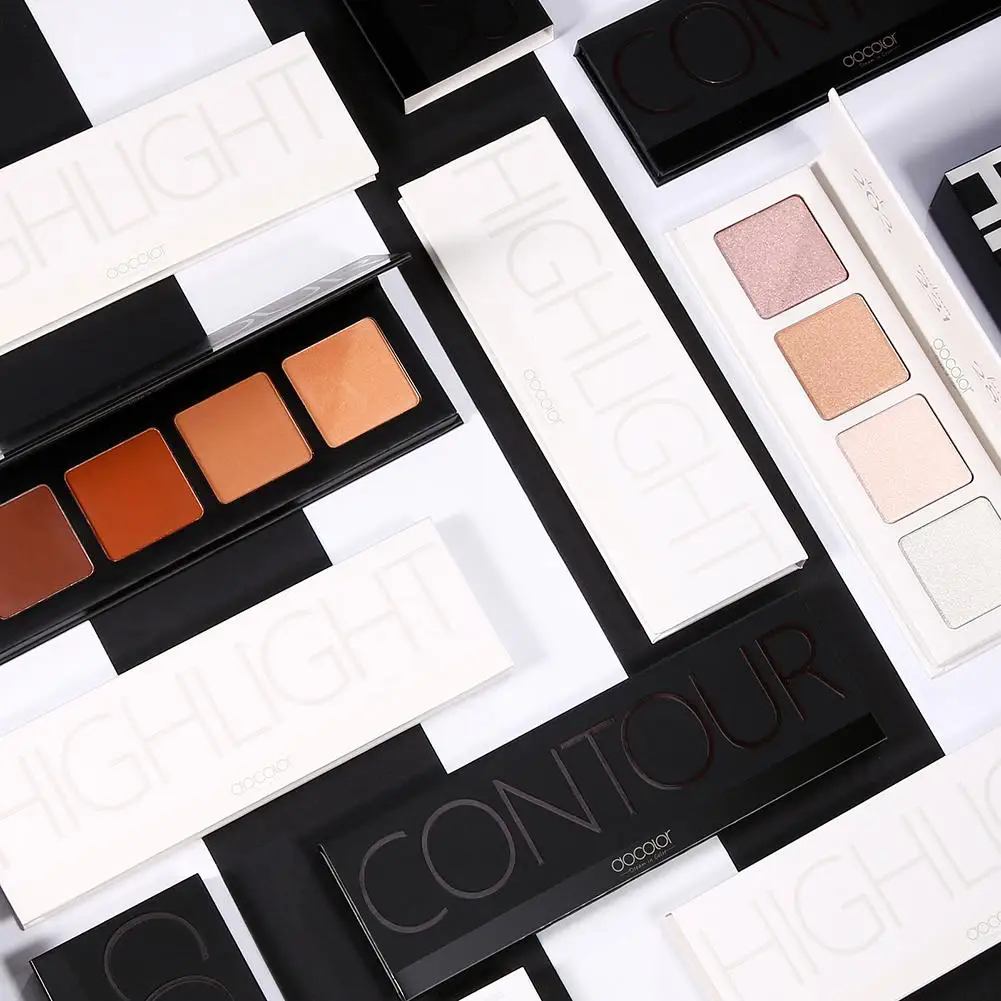 Поставщик Косметики для макияжа Docolor, хайлайтер, безупречный контур, пудра, палитра, набор Y0818