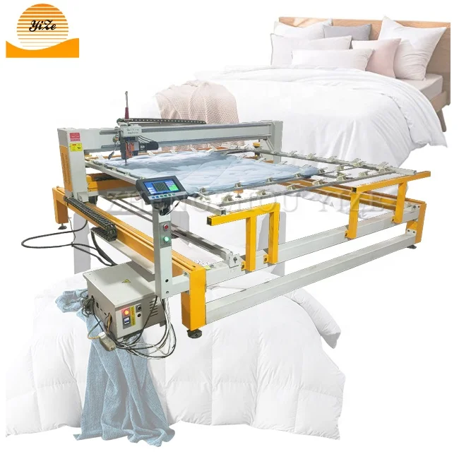  Промышленная компьютеризированная Лоскутная машина longarm matress швейная zhengbu с одной иглой и